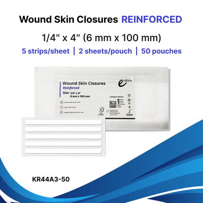 Wound Skin Closures, Reinforced