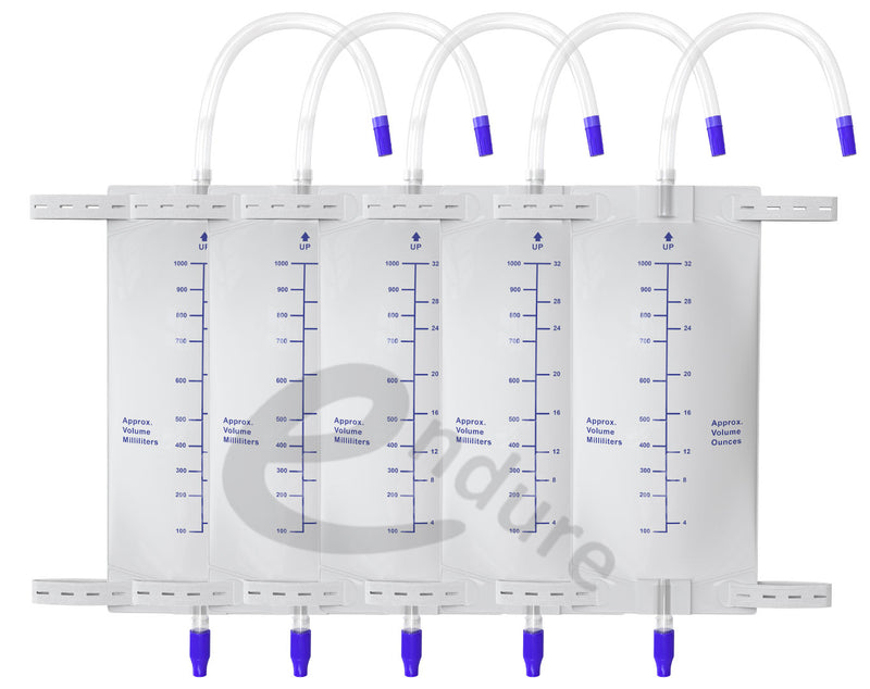 1000 mL Disposable Adult Urinary Drainage Leg Bag