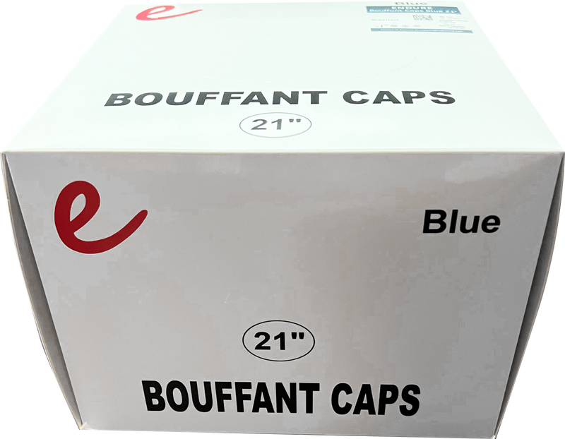 Disposable Bouffant Cap, Blue