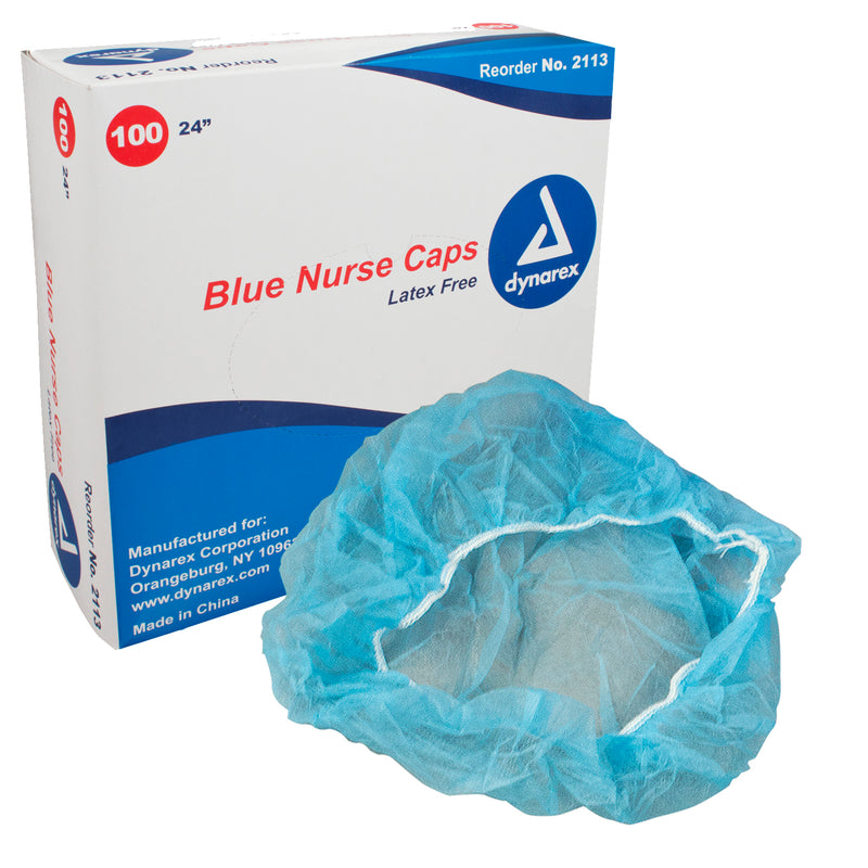 Dynarex Nurse Caps, (100 per Box)