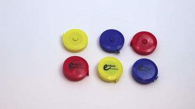 Endure Push Button Tape Measure, (60" - 3 per Pack)