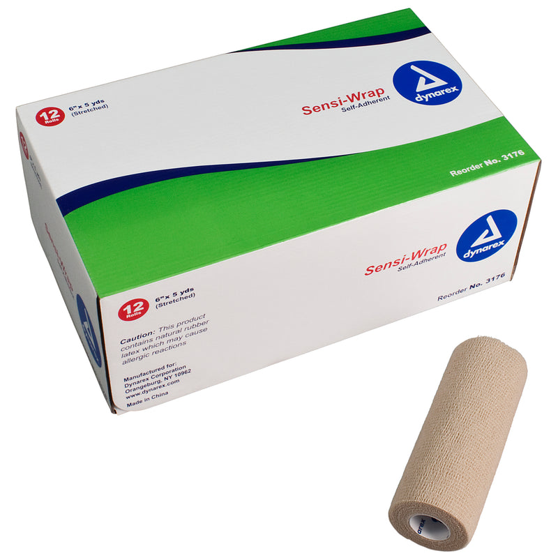 Dynarex Sensi-Wrap Self-Adherent Bandage Rolls