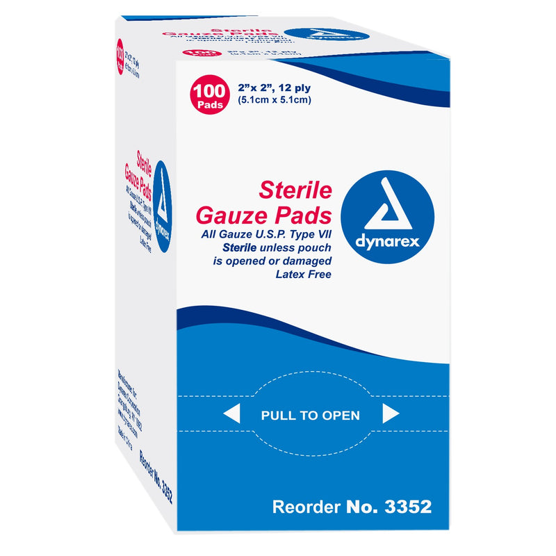 Dynarex Gauze Pads, (Sterile)