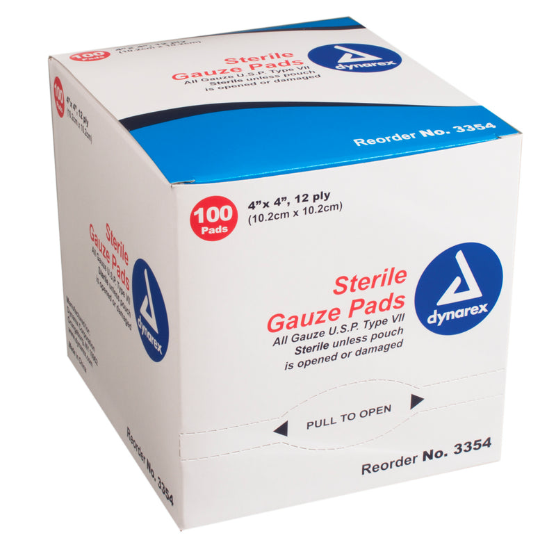 Dynarex Gauze Pads, (Sterile)