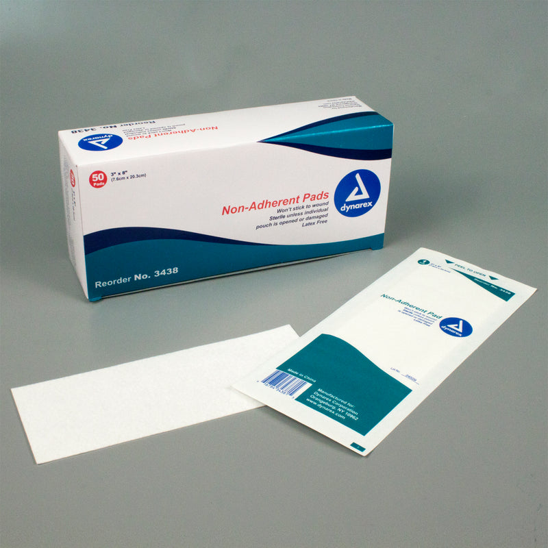 Dynarex Non-Adherent Pads, (Sterile)