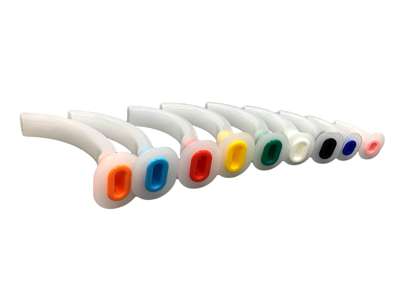 Endure Oropharyngeal Airway Kit, Sizes 40mm - 120mm, Color-Coded by Size