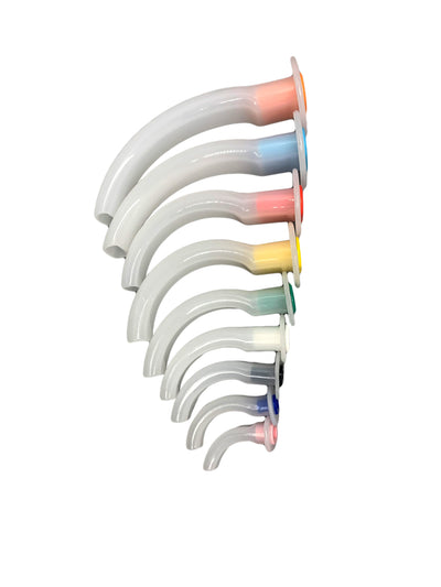 Endure Oropharyngeal Airway Kit, Sizes 40mm - 120mm, Color-Coded by Size