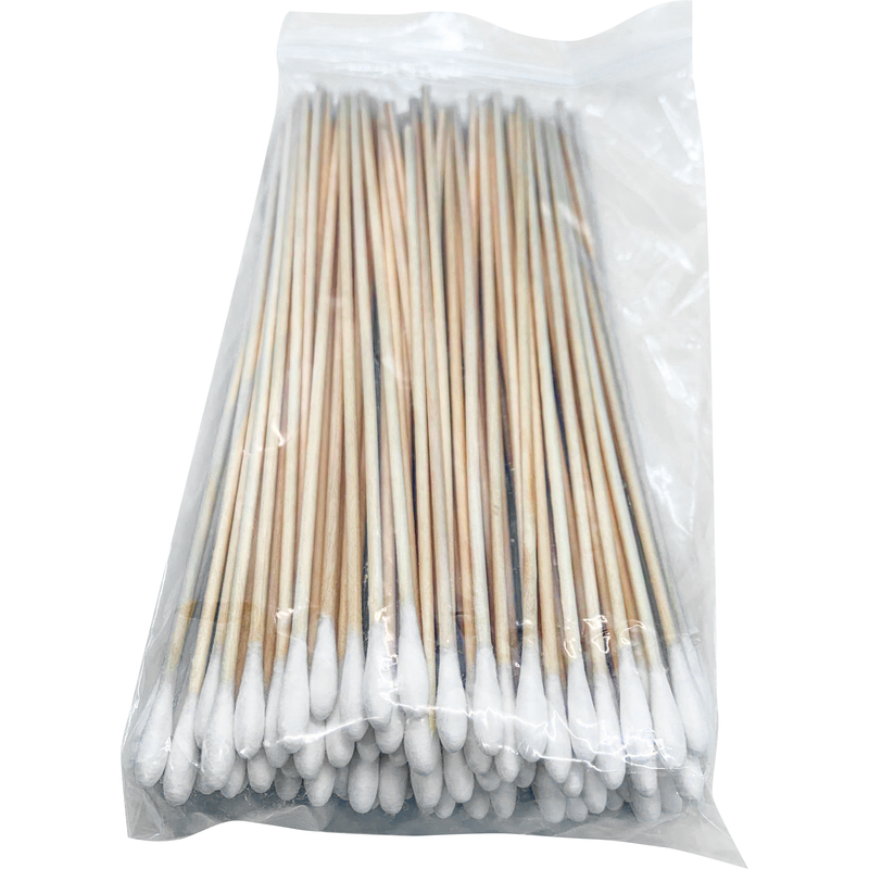 Cotton Tipped Wooden Applicator 6", (Non-Sterile - 100 per Box)