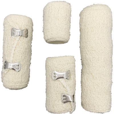 Red Thread Elastic Crepe Bandage & Elastic Crepe Bandage, Natural Color