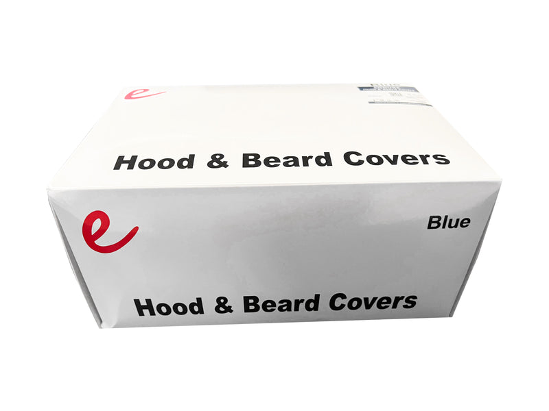 Disposable Surgeon Hood and Beard Cover, Blue